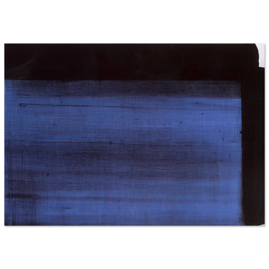 Peinture 19 mai 1982 - 1982 - Pierre Soulages Brushed Aluminum Print - 70x100 cm / 28x40 inches | Pierre Soulages Aluminum Print | Pierre Soulages Prints