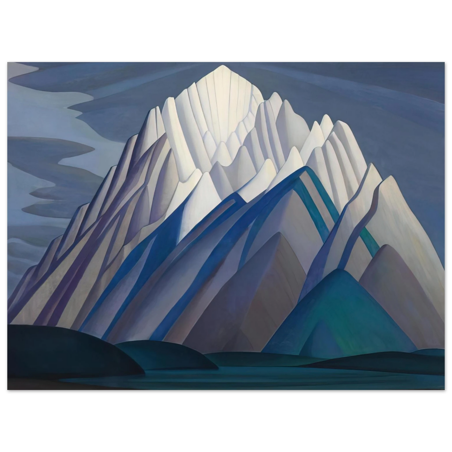 Lawren Harris - Mountain Forms - 1926  75x100 cm / 30x40inches Fine Art Poster