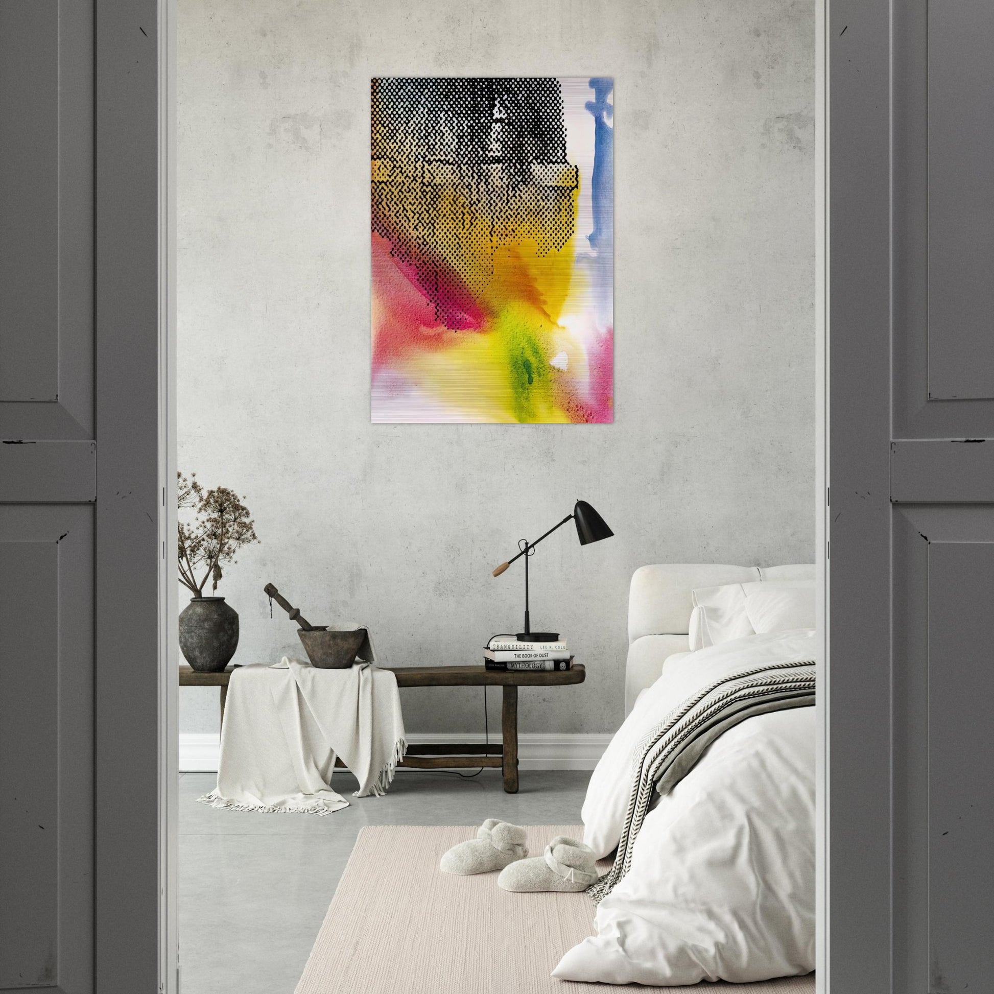 THE PLANT - Sigmar Polke Brushed Aluminum Print - 70x100 cm / 28x40 inches | Sigmar Polke Aluminum Print | Sigmar Polke Prints