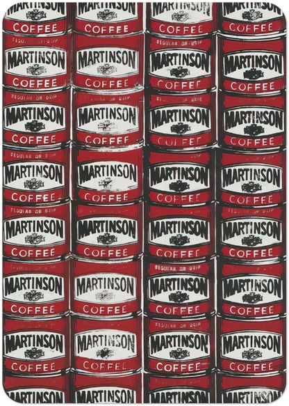 Martinson Coffee By Andy Warhol Pack of 10 Post Cards | Andy Warhol Post Cards | A6 (10.5 x 14.8 cm) - 4.1 x 5.8 inches