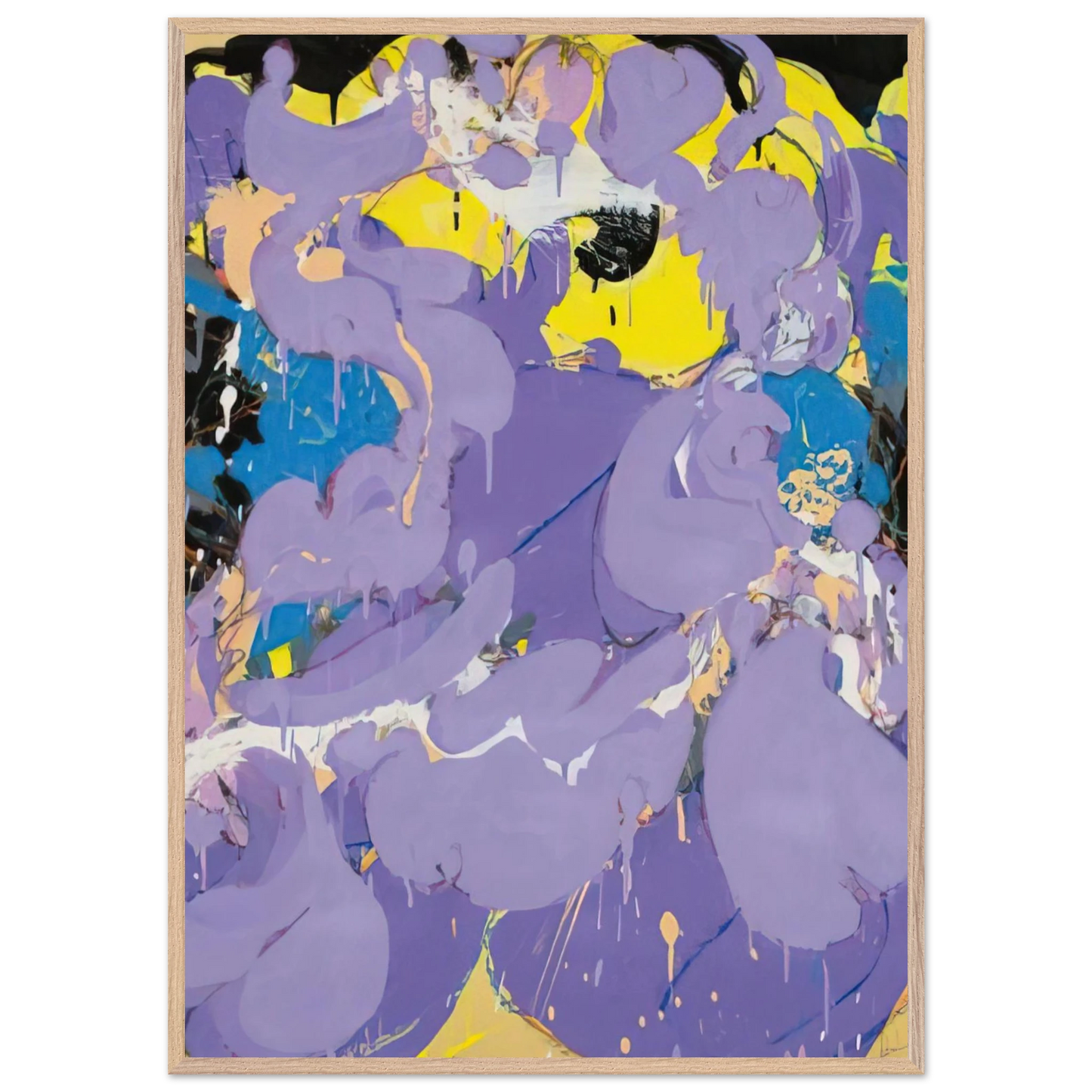 Helen Frankenthaler - Untitled - 1978 Wall art - 27x35 cm / 11x14 inches - Fine Art Poster-canvas - -