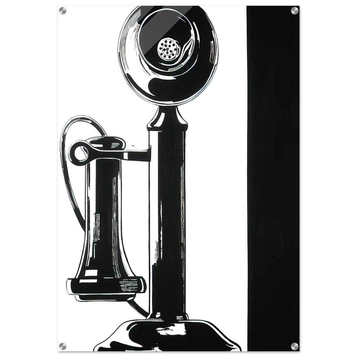 Telephone - Andy Warhol Acrylic Print - 70x100 cm / 28x40″ inches