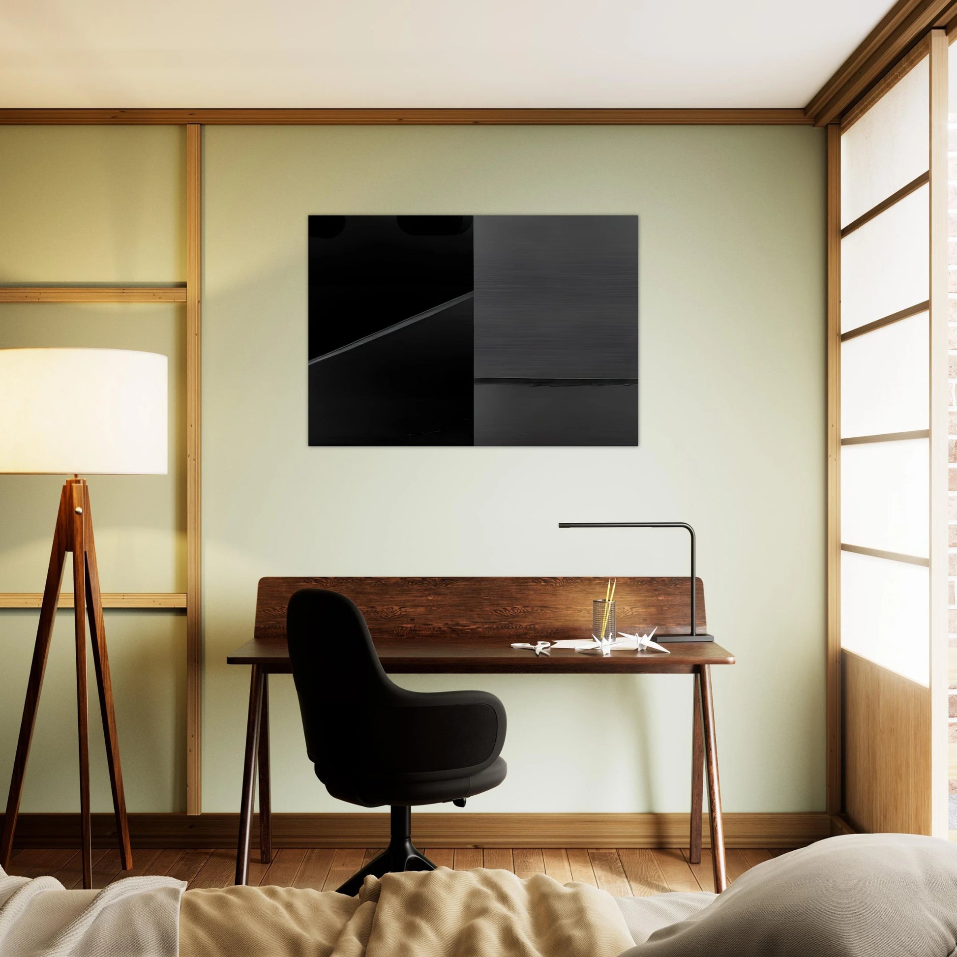 Peinture 222 x 314 cm, 24 février 2008 - 2008 - Pierre Soulages Brushed Aluminum Print - 70x100 cm / 28x40 inches | Pierre Soulages Aluminum Print | Pierre Soulages Prints