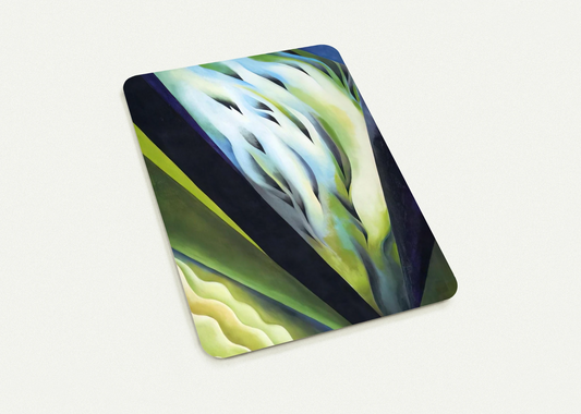 Blue and Green Music By Georgia O'Keeffe Pack of 10 Post Cards | Georgia O'Keeffe Post Cards | A6 (10.5 x 14.8 cm) - 4.1 x 5.8 inches