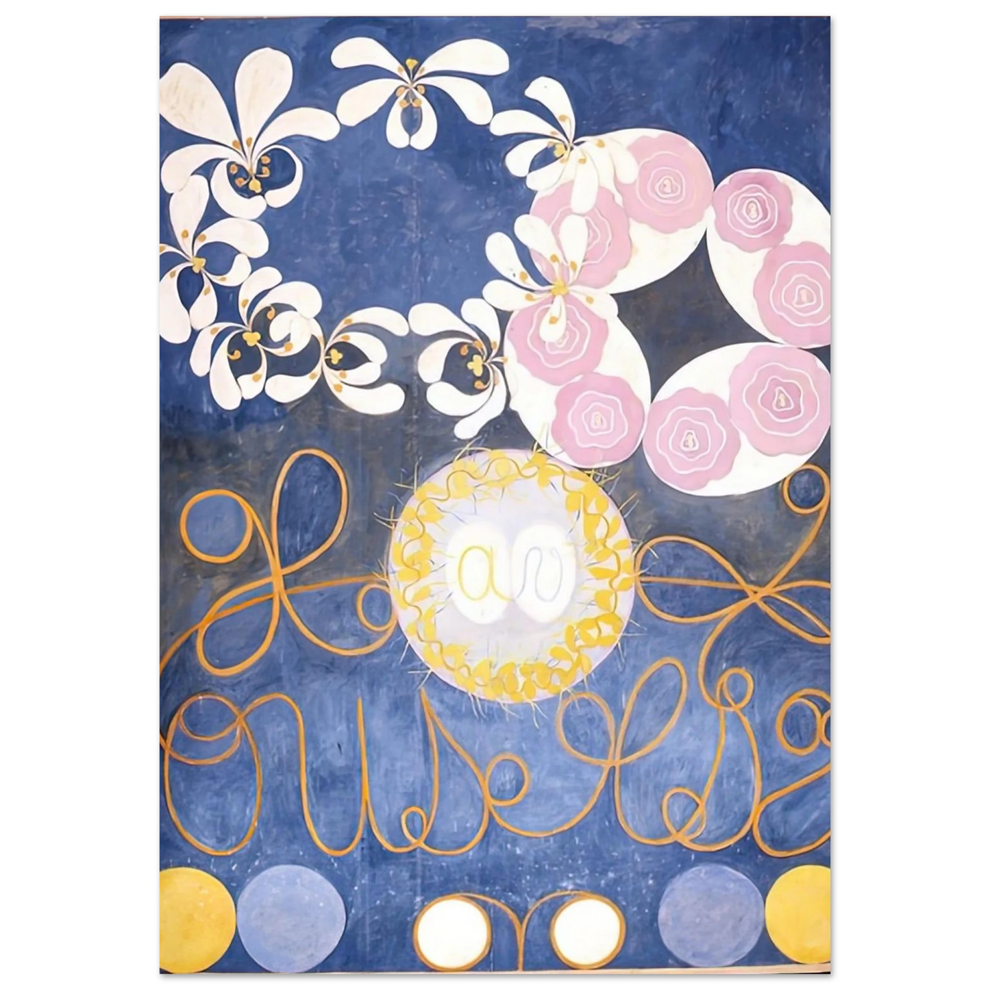 Hilma af Klint - THE TEN LARGEST 1907 Wall art - 13x18 cm / 5x7 inches - Fine Art Poster - -