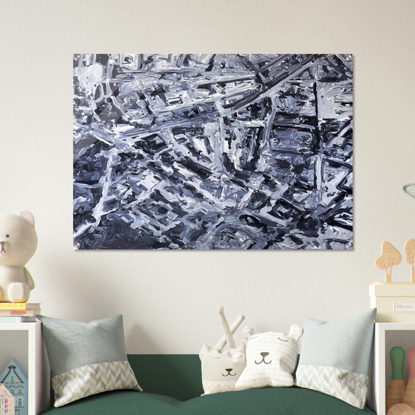TOWNSCAPE PL 1970 0 - Gerhard Richter Acrylic Print - 70x100 cm / 28x40″ inches