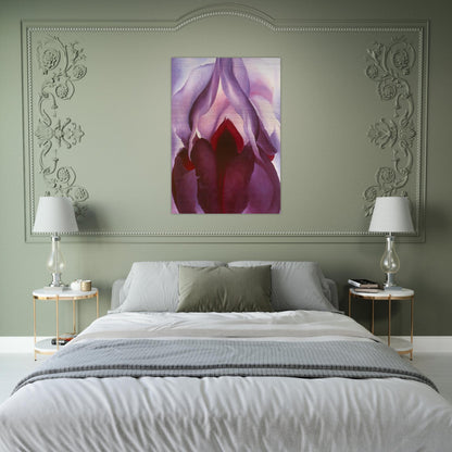 Flower of Life II - Georgia O'Keeffe Brushed Aluminum Print - 70x100 cm / 28x40 inches | Georgia O'Keeffe Aluminum Print | Georgia O'Keeffe Prints