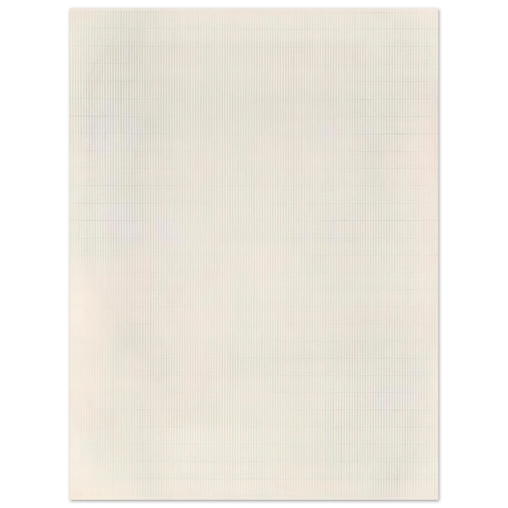 Agnes Martin - The Peach  75x100 cm / 30x40inches Fine Art Poster