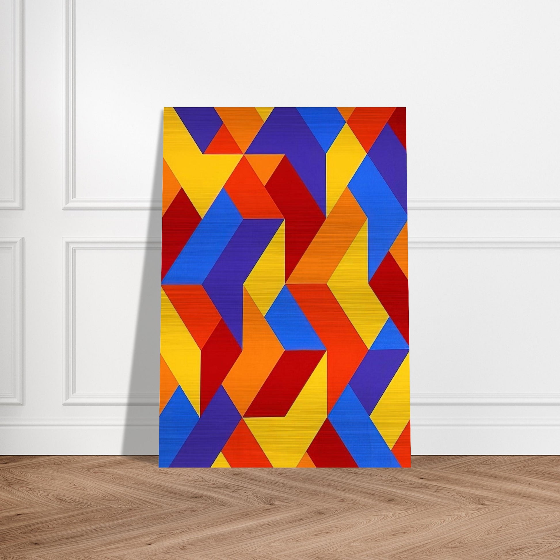 #3 - 1969 - Karl Benjamin Brushed Aluminum Print - 70x100 cm / 28x40 inches | Karl Benjamin Aluminum Print | Karl Benjamin Prints