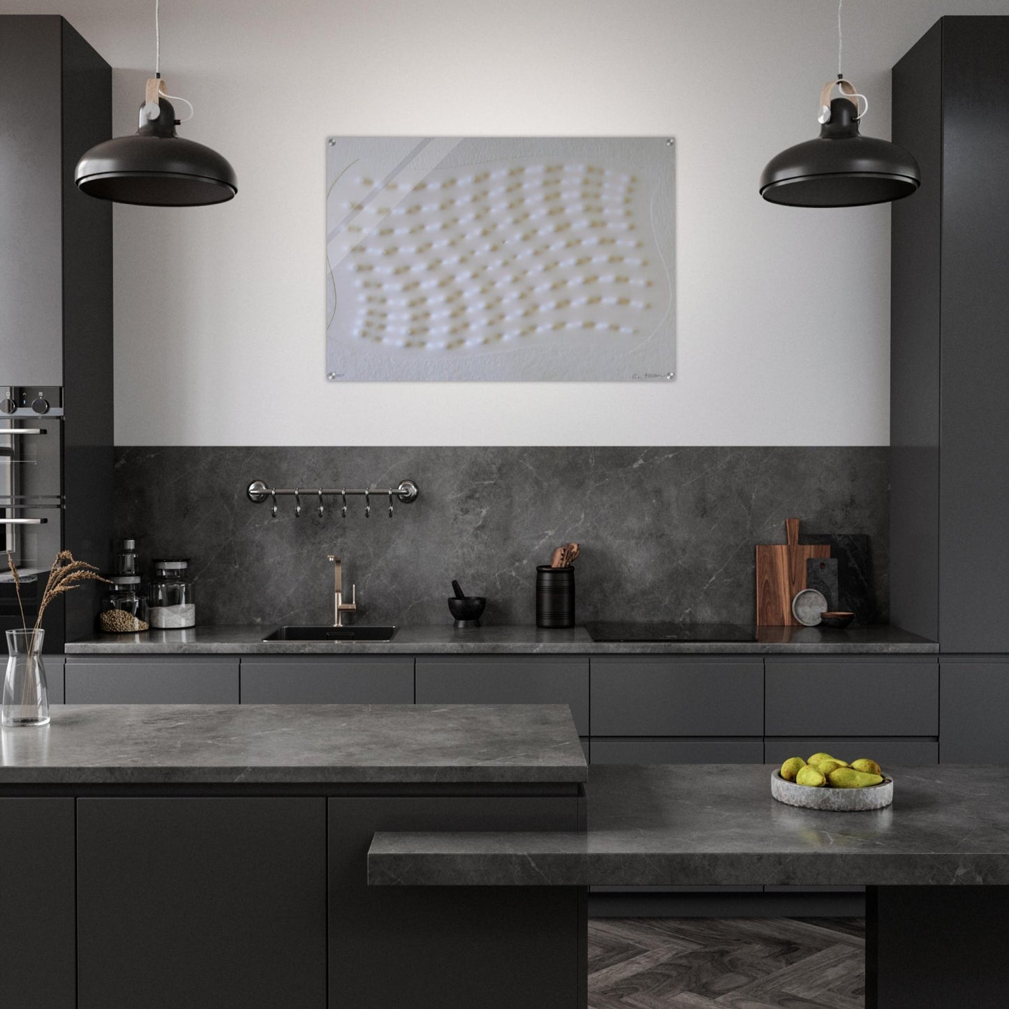 Superficie III - 1995 - Enrico Castellani Acrylic Print - 70x100 cm / 28x40″ inches | Enrico Castellani Wall Art | Enrico Castellani Prints