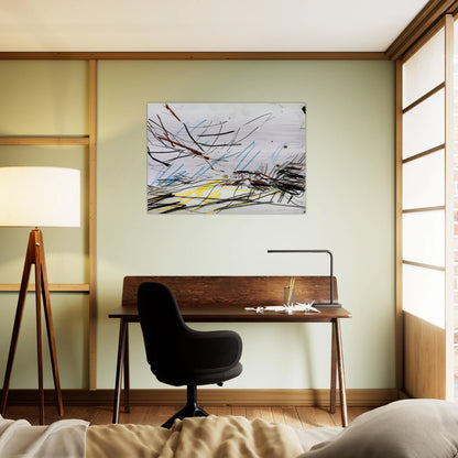 WORKING DRAWING FOR PRIMROSE HILL 1 - Frank Auerbach Brushed Aluminum Print - 70x100 cm / 28x40 inches | Frank Auerbach Aluminum Print | Frank Auerbach Prints