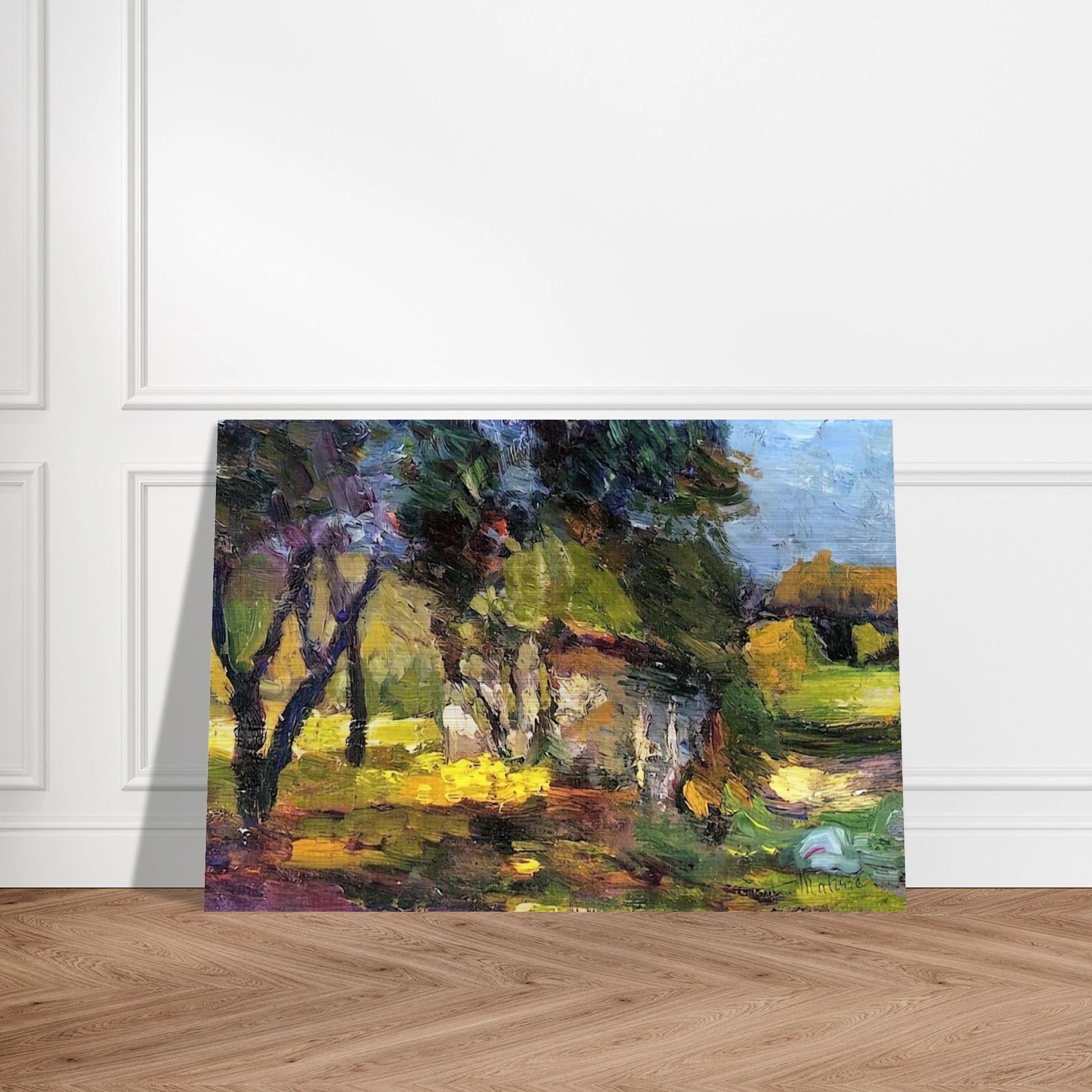 LANDSCAPE CORSICA 1898 - Henri Matisse Brushed Aluminum Print - 70x100 cm / 28x40 inches | Henri Matisse Aluminum Print | Henri Matisse Prints