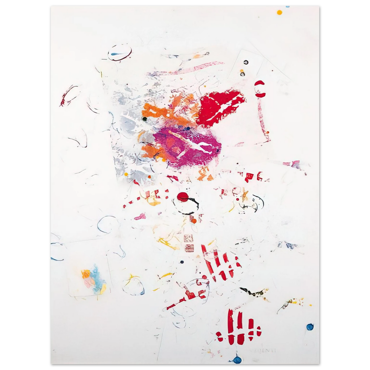 Alighiero Boetti - UNTITLED 1  75x100 cm / 30x40inches Fine Art Poster