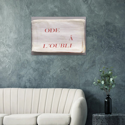 ODE TO THE FORGOTTEN 2004 - Louise Bourgeois Brushed Aluminum Print - 70x100 cm / 28x40 inches | Louise Bourgeois Aluminum Print | Louise Bourgeois Prints