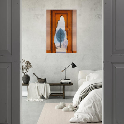 THE AMOROUS PERPECTIVE 1935 - Rene Magritte Brushed Aluminum Print - 70x100 cm / 28x40 inches | Rene Magritte Aluminum Print | Rene Magritte Prints