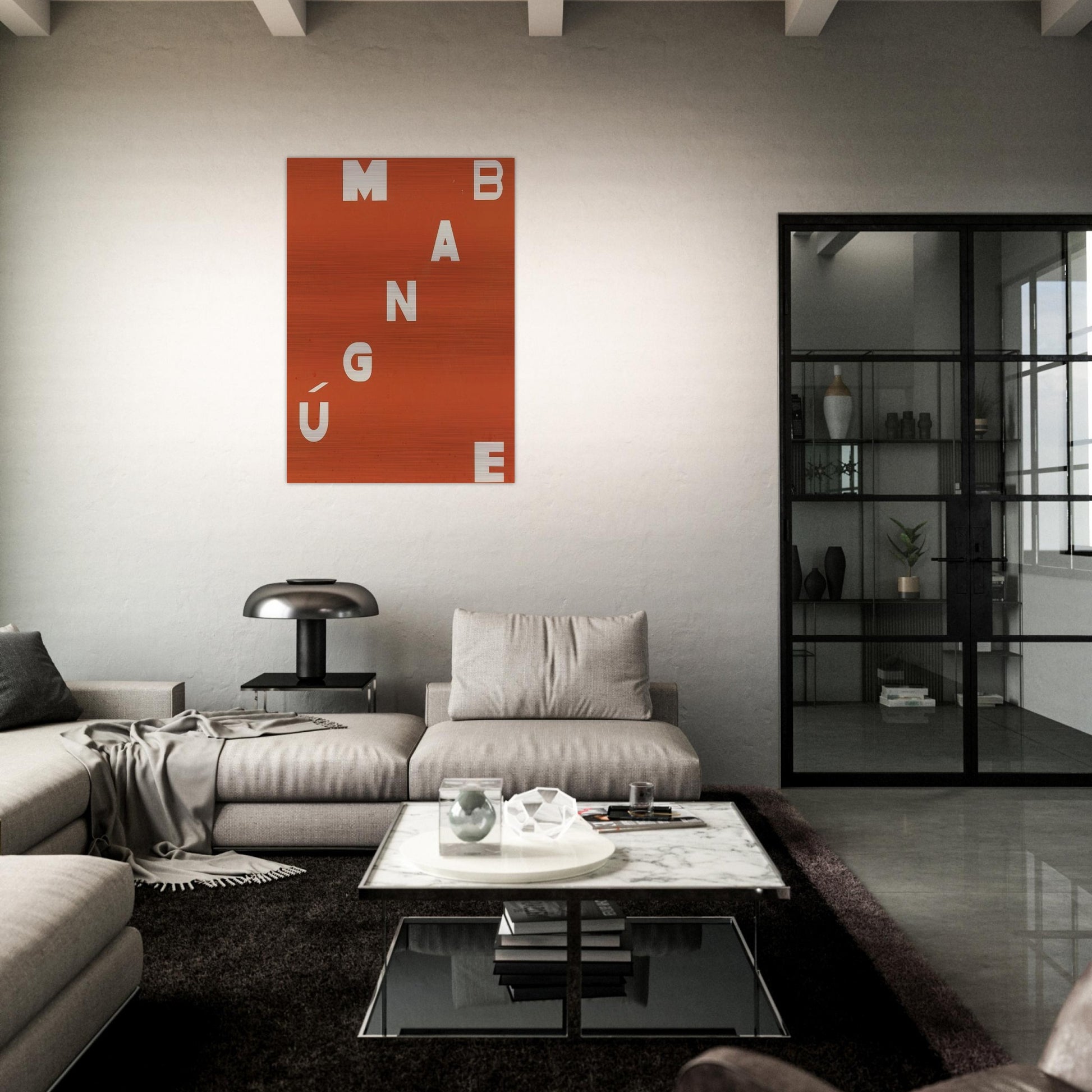 Mangúe Bangúe - Neo-Concretism - Helio Oiticica Brushed Aluminum Print - 70x100 cm / 28x40 inches | Helio Oiticica Aluminum Print | Helio Oiticica Prints