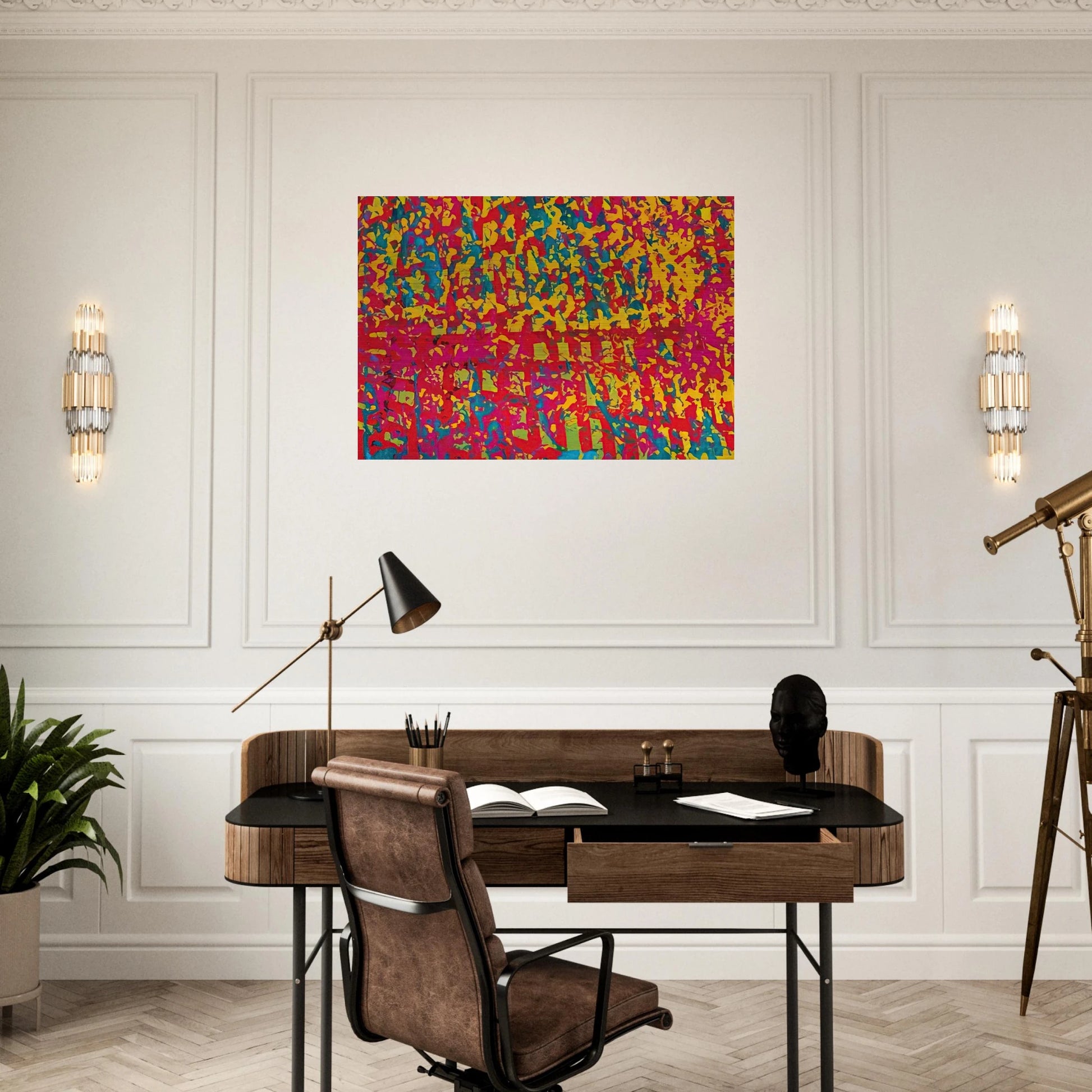 LUDORFF - Gerhard Richter Brushed Aluminum Print - 70x100 cm / 28x40 inches | Gerhard Richter Aluminum Print | Gerhard Richter Prints