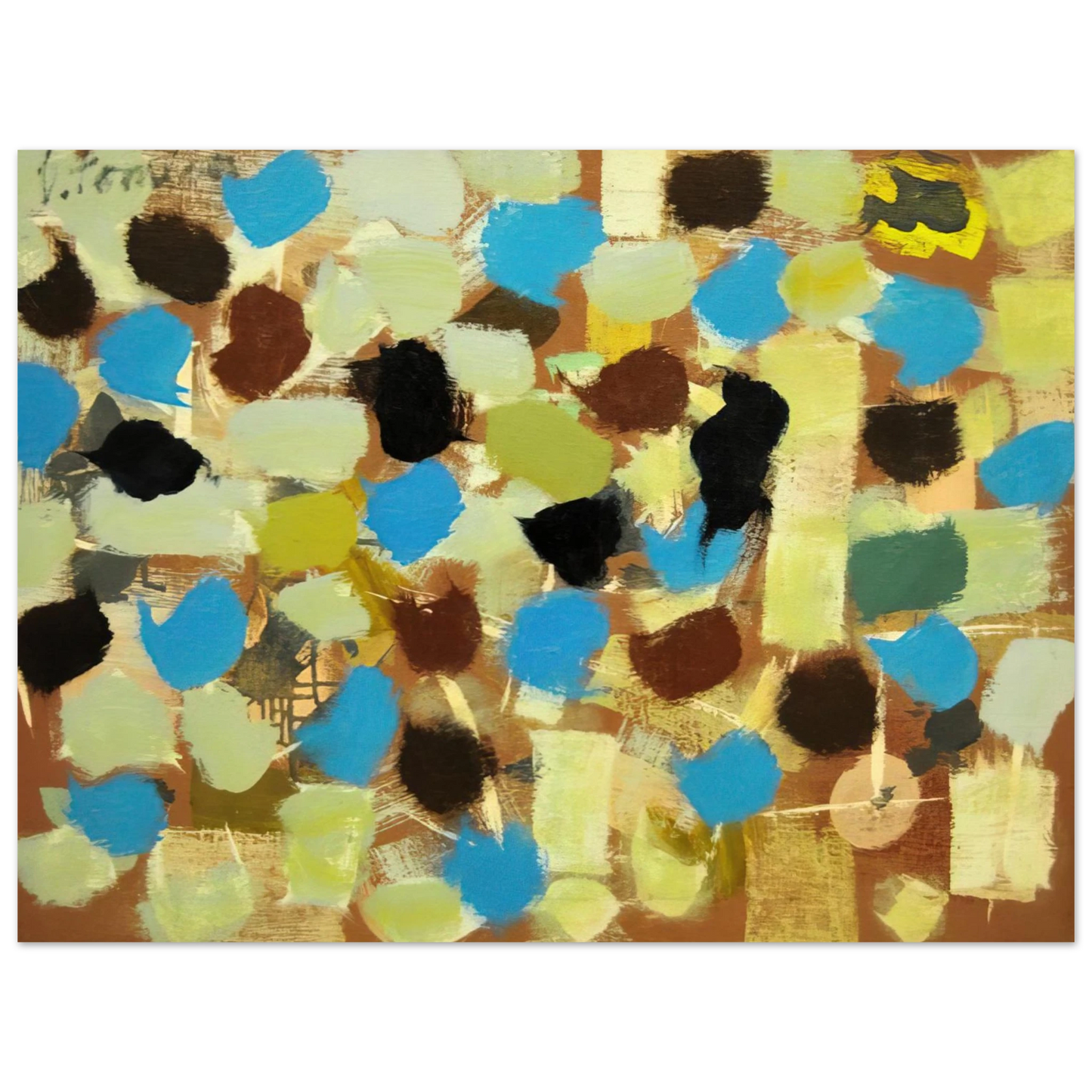 Bradley Walker Tomlin - Number 7 - 1953  75x100 cm / 30x40inches Fine Art Poster