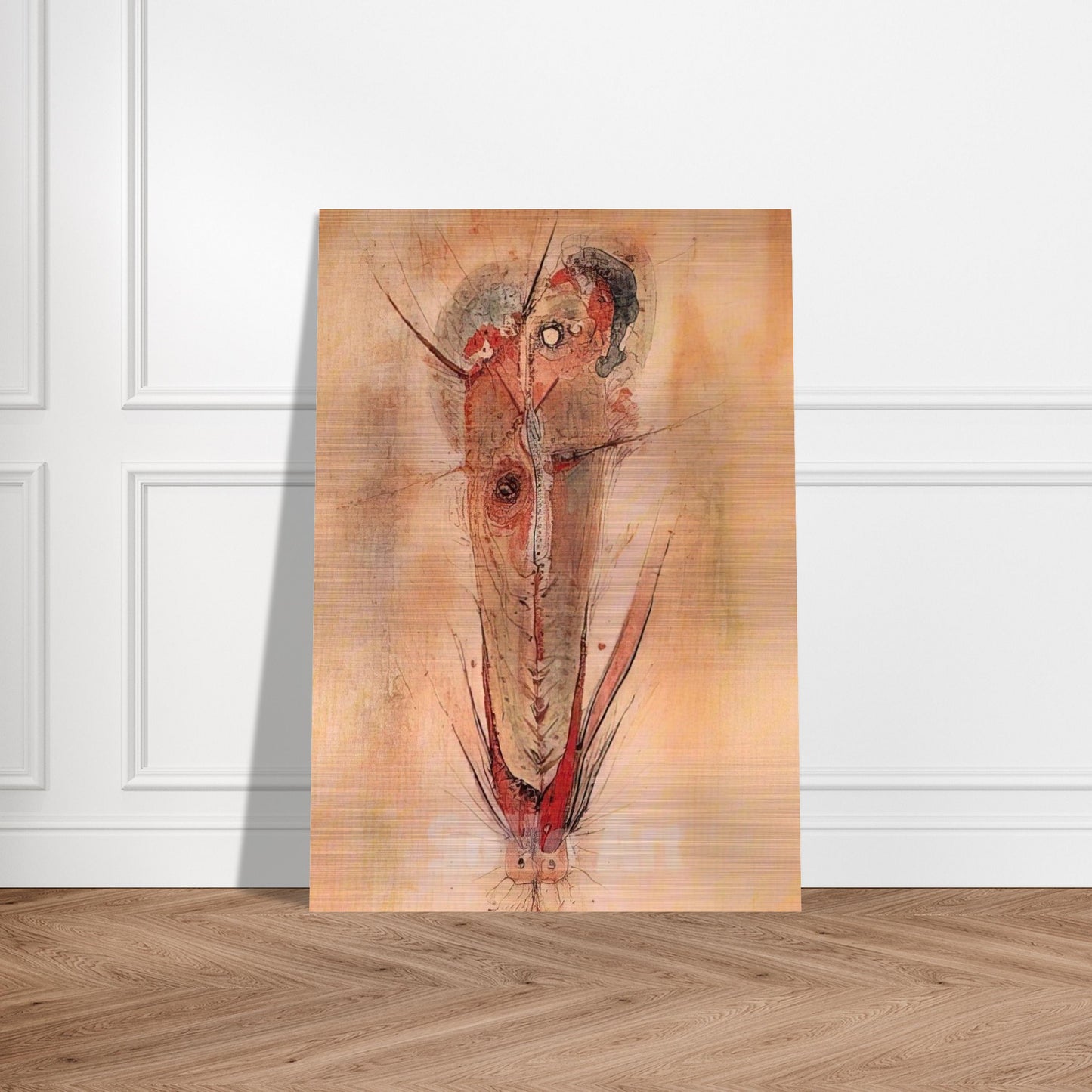 Don Juan - 1944 - Wols Brushed Aluminum Print - 70x100 cm / 28x40 inches | Wols Aluminum Print | Wols Prints