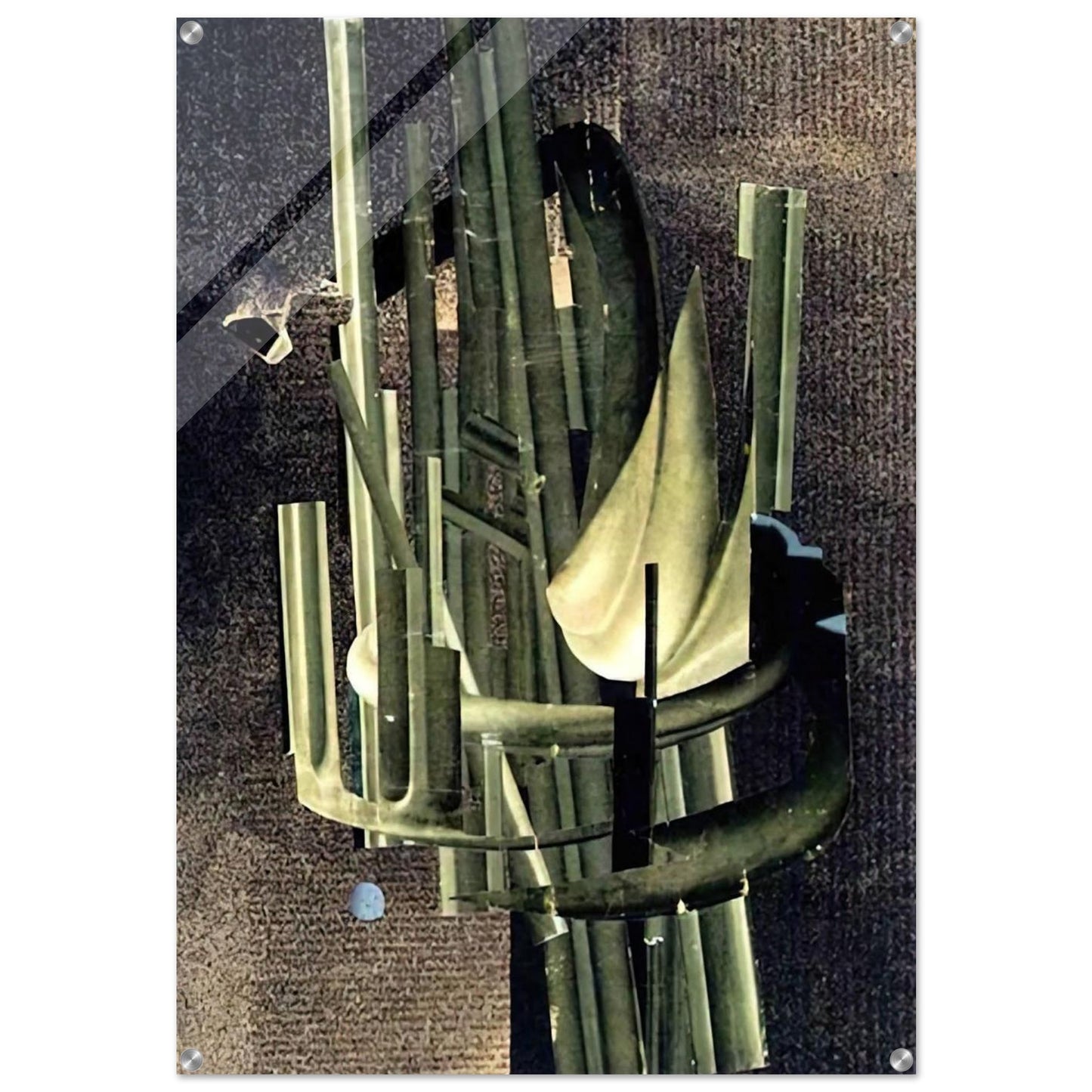 RAUMFAHRT 1956 - Hannah Hoch Acrylic Print - 70x100 cm / 28x40″ inches