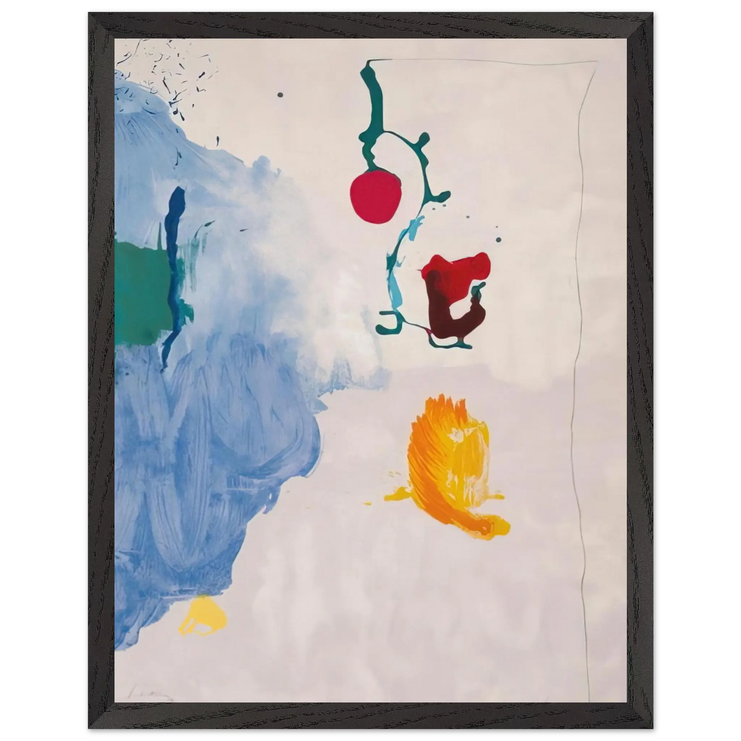 Helen Frankenthaler - Eve - 1995 Wall art - A3 (29.7 x 42  cm) - Fine Art Poster - -