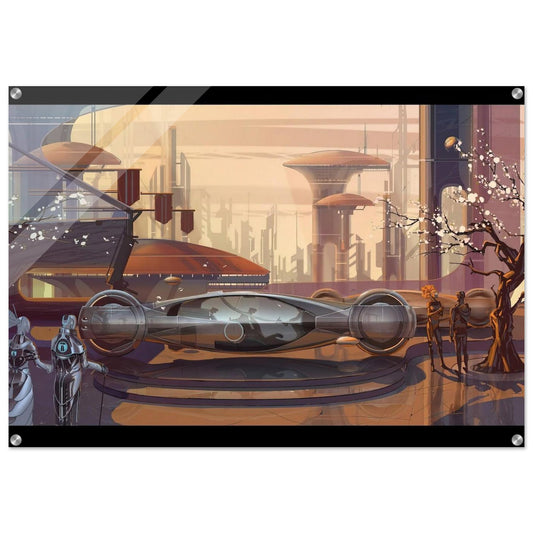 Syd Mead - Syd Mead Acrylic Print - 70x100 cm / 28x40″ inches | Syd Mead Wall Art | Syd Mead Prints