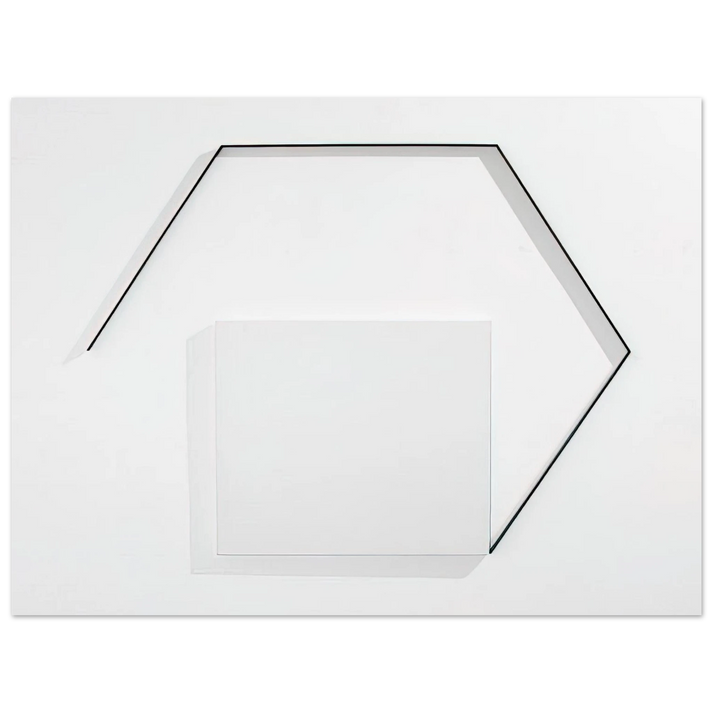 Francois Morellet - Steel-Life NÃ‚Â°43 - Minimalism  75x100 cm / 30x40inches Fine Art Poster