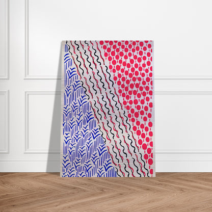 COMPOSITION 21 - Sonia Delaunay Brushed Aluminum Print - 70x100 cm / 28x40 inches | Sonia Delaunay Aluminum Print | Sonia Delaunay Prints
