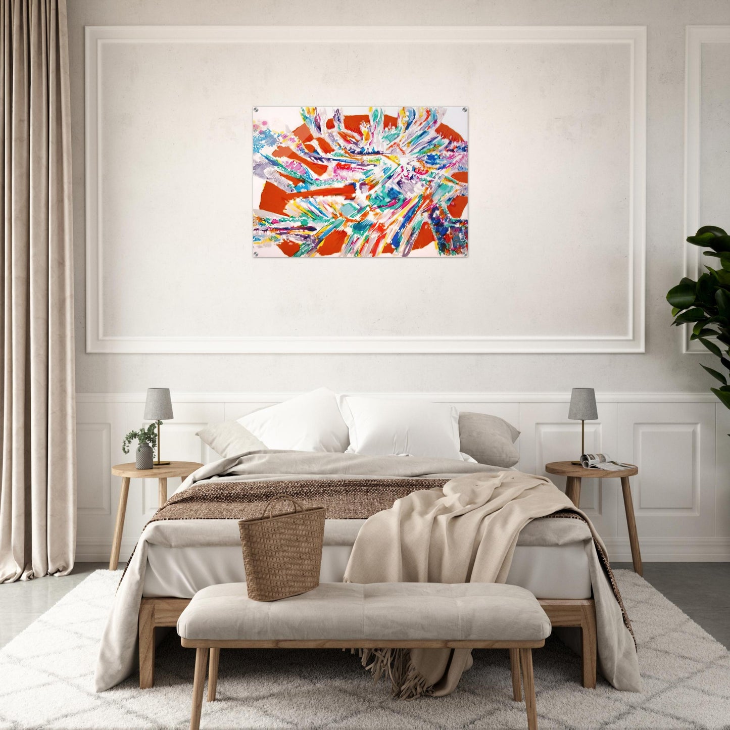 L'Apparition a Marie de Magdala - 1978 - Alfred Manessier Acrylic Print - 70x100 cm / 28x40″ inches