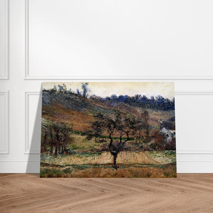 The Valley Of Falaise - claude monet Brushed Aluminum Print - 70x100 cm / 28x40 inches | claude monet Aluminum Print | claude monet Prints