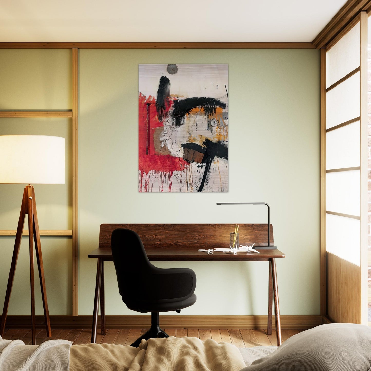 FIRST TIME PAINTING 1961 - Robert Rauschenberg Brushed Aluminum Print - 70x100 cm / 28x40 inches | Robert Rauschenberg Aluminum Print | Robert Rauschenberg Prints