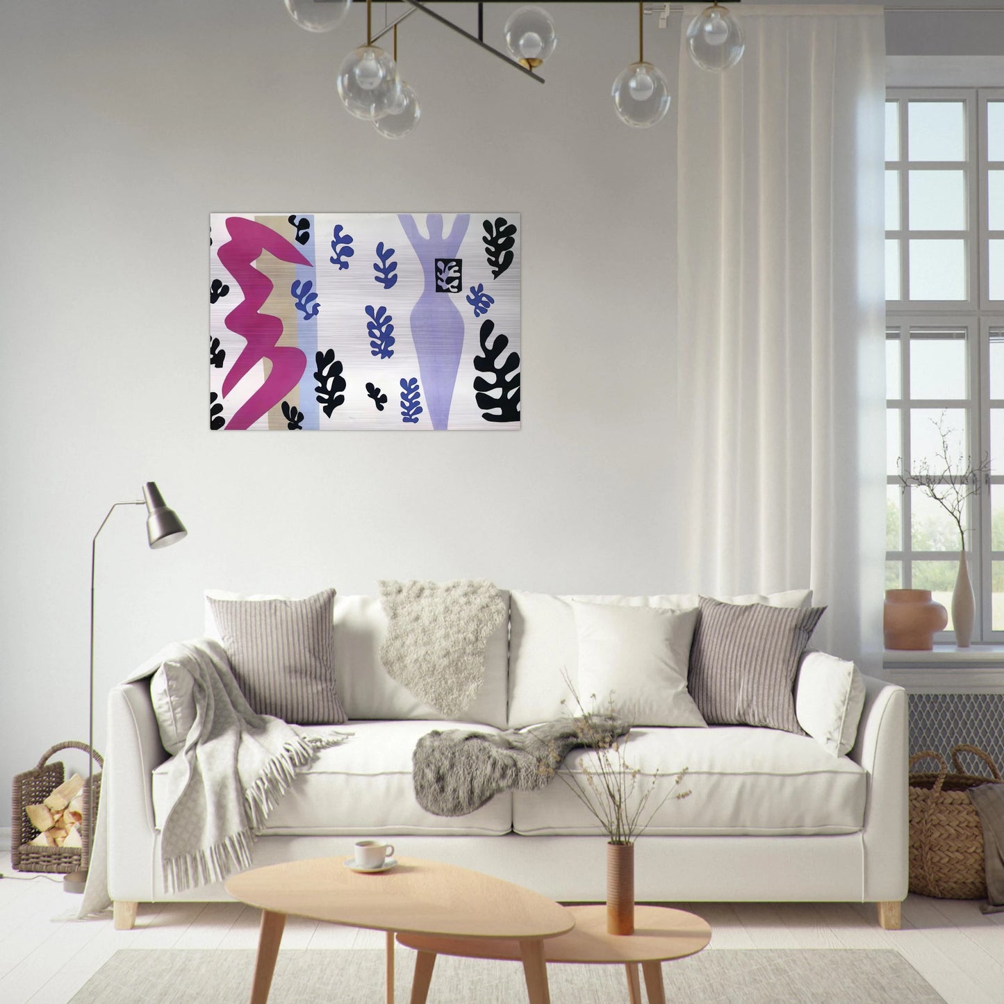 THE KNIFE THROWER 1947 - Henri Matisse Brushed Aluminum Print - 70x100 cm / 28x40 inches | Henri Matisse Aluminum Print | Henri Matisse Prints