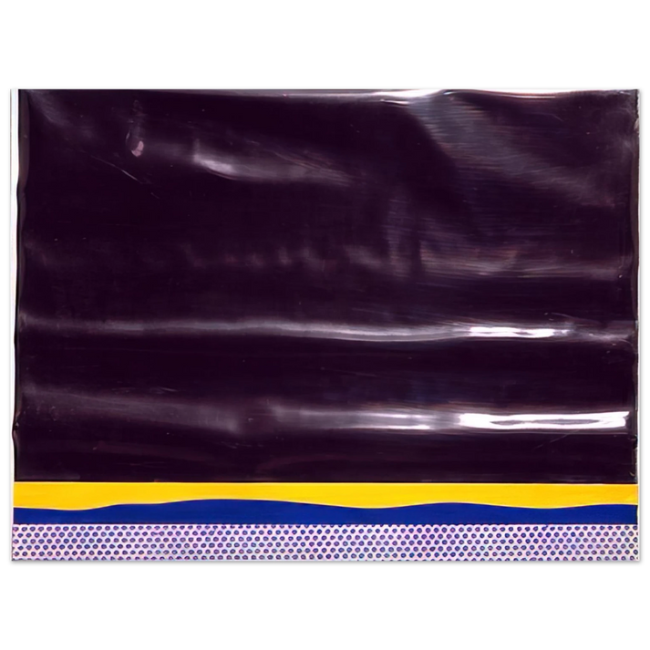 Roy Lichtenstein - YELLOW LANDSCAPE 1965  75x100 cm / 30x40inches Fine Art Poster