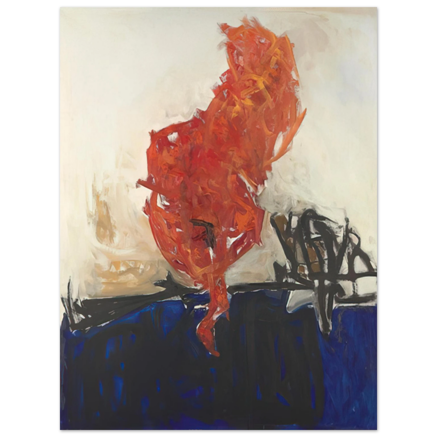 Theodoros Stamos - Home of the Sun - 1957  75x100 cm / 30x40inches Fine Art Poster