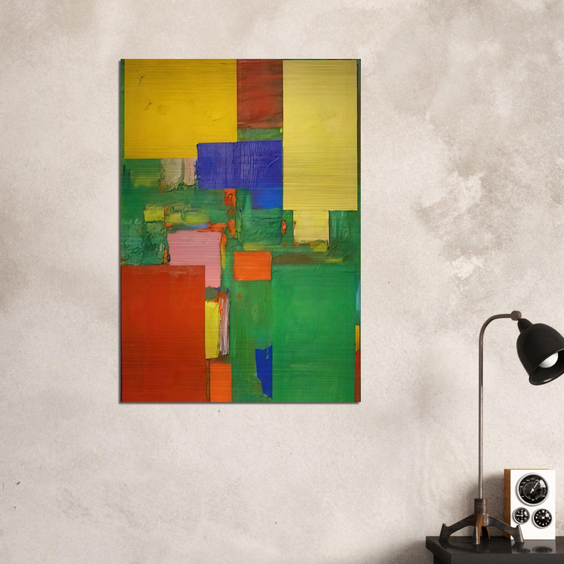 Equipoise - Hans Hofmann Brushed Aluminum Print - 70x100 cm / 28x40 inches | Hans Hofmann Aluminum Print | Hans Hofmann Prints