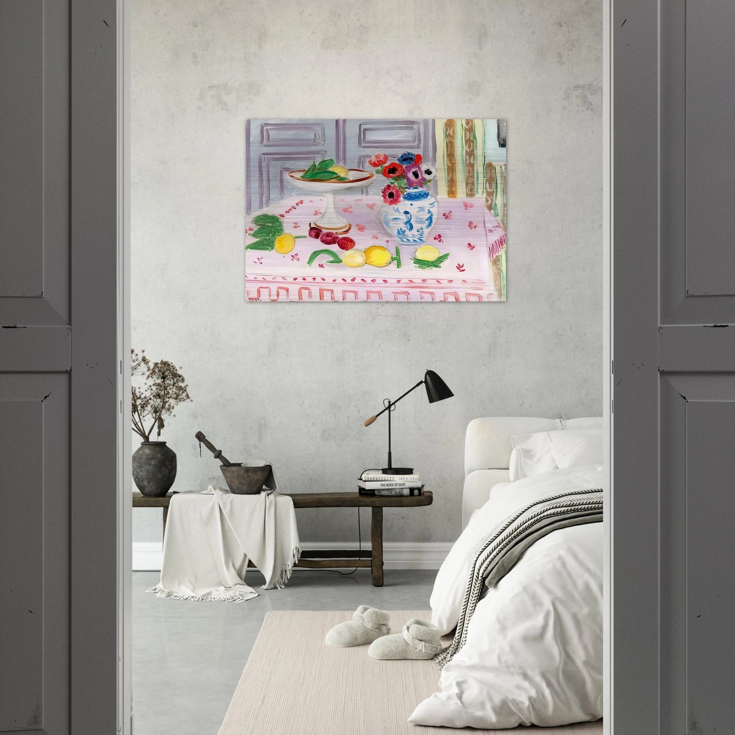 THE PINK TABLECLOTH 1925 - Henri Matisse Brushed Aluminum Print - 70x100 cm / 28x40 inches | Henri Matisse Aluminum Print | Henri Matisse Prints