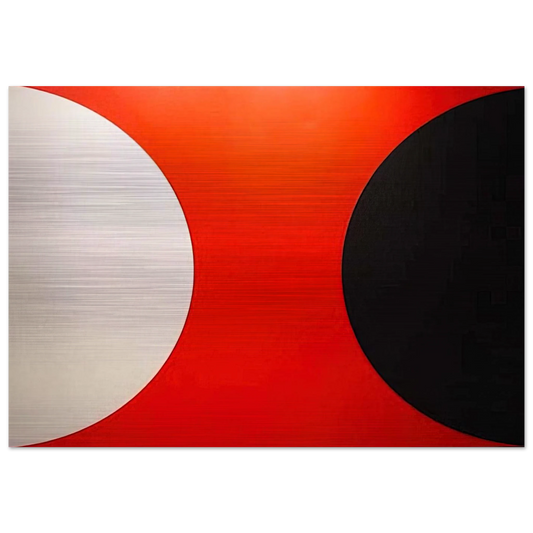 Omega IX - 1961 - Alexander Liberman Brushed Aluminum Print - 70x100 cm / 28x40 inches | Alexander Liberman Aluminum Print | Alexander Liberman Prints
