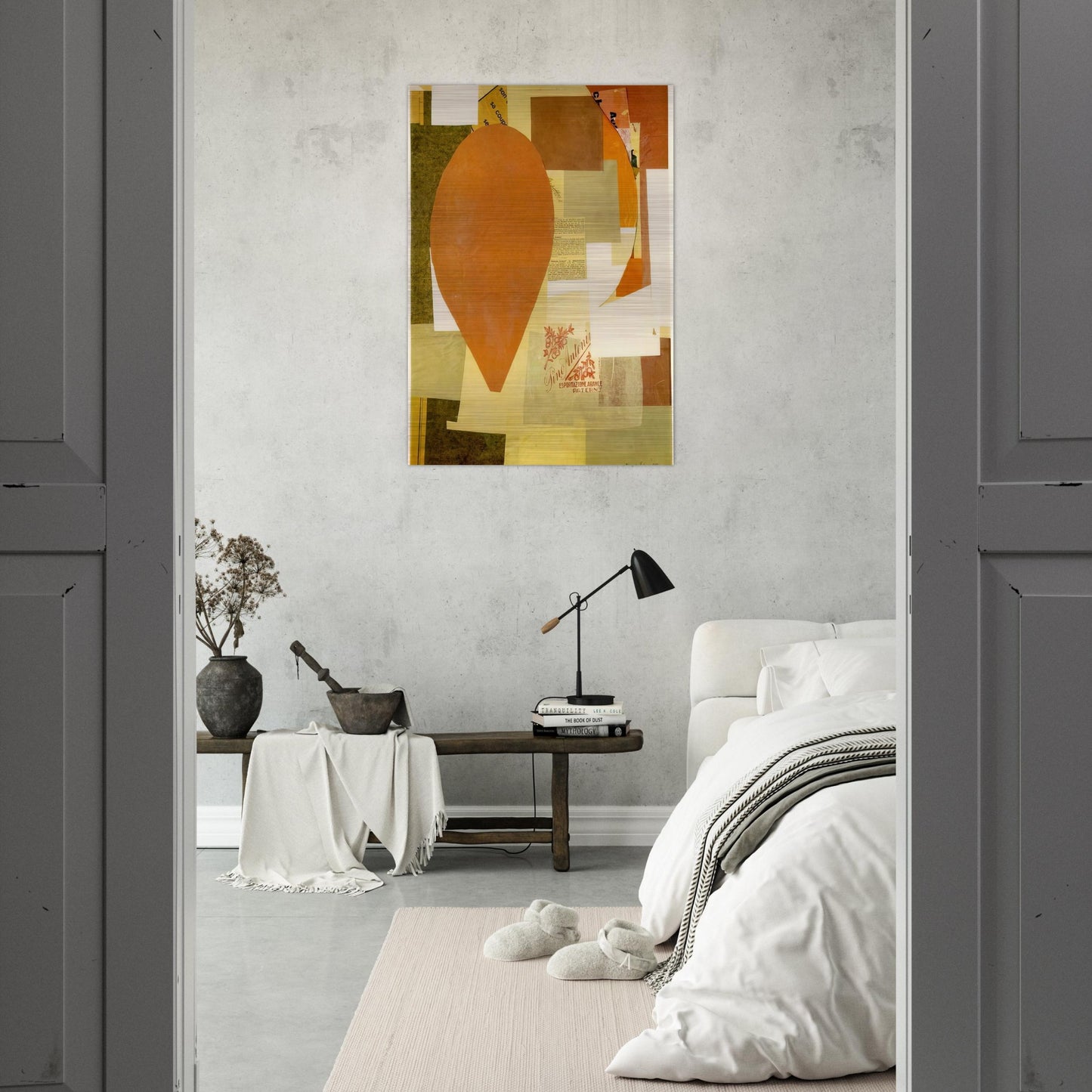 PINO ANTONI 1934 - Kurt Schwitters Brushed Aluminum Print - 70x100 cm / 28x40 inches | Kurt Schwitters Aluminum Print | Kurt Schwitters Prints
