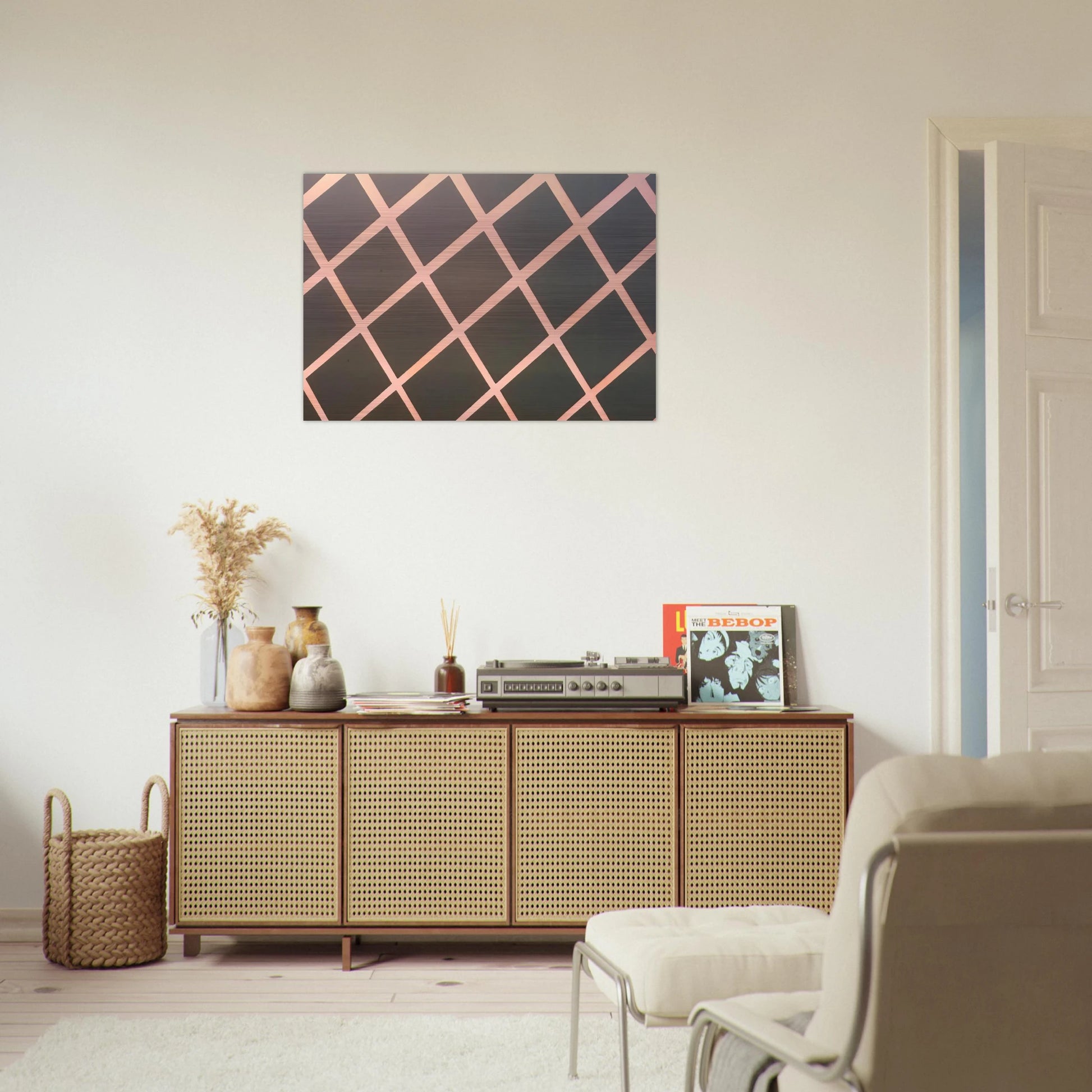 Flamingo - 1970 - Jeremy Moon Brushed Aluminum Print - 70x100 cm / 28x40 inches | Jeremy Moon Aluminum Print | Jeremy Moon Prints