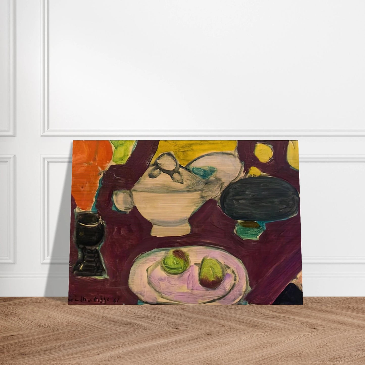 STILL LIFE 1941 - Henri Matisse Brushed Aluminum Print - 70x100 cm / 28x40 inches | Henri Matisse Aluminum Print | Henri Matisse Prints