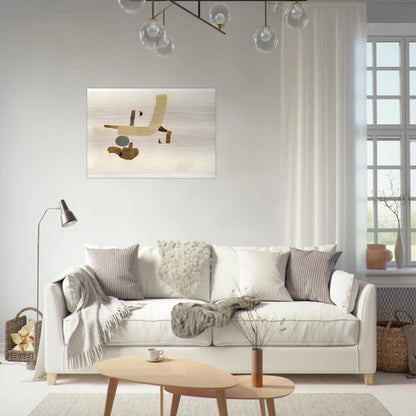 29.5.64 - 1964 - Julius Bissier Brushed Aluminum Print - 70x100 cm / 28x40 inches | Julius Bissier Aluminum Print | Julius Bissier Prints