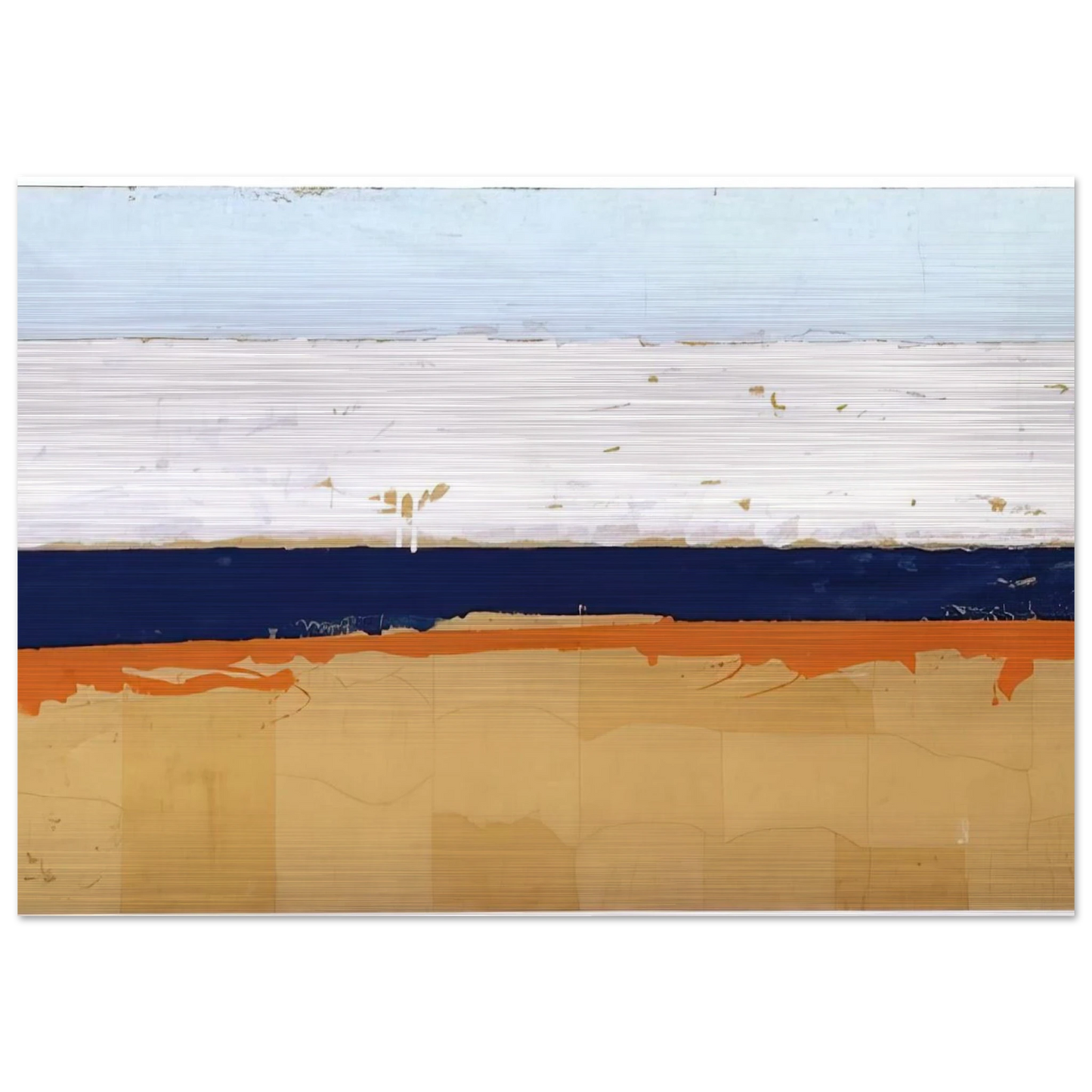 Grande Angolo - 1963 - Mario Schifano Brushed Aluminum Print - 70x100 cm / 28x40 inches | Mario Schifano Aluminum Print | Mario Schifano Prints