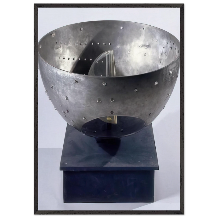 Untitled - 1967 N10 - Gyula Kosice 70x100 cm / 28x40 inches Framed Art Print – Black Wooden Frame