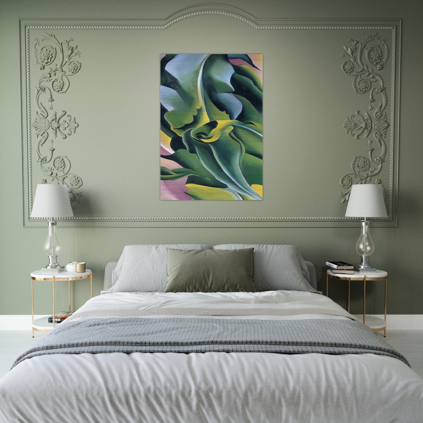 Corn No. 2 - Georgia O'Keeffe Brushed Aluminum Print - 70x100 cm / 28x40 inches | Georgia O'Keeffe Aluminum Print | Georgia O'Keeffe Prints