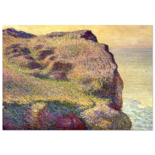 The Pointe du Petit Ailly - claude monet Brushed Aluminum Print - 70x100 cm / 28x40 inches | claude monet Aluminum Print | claude monet Prints