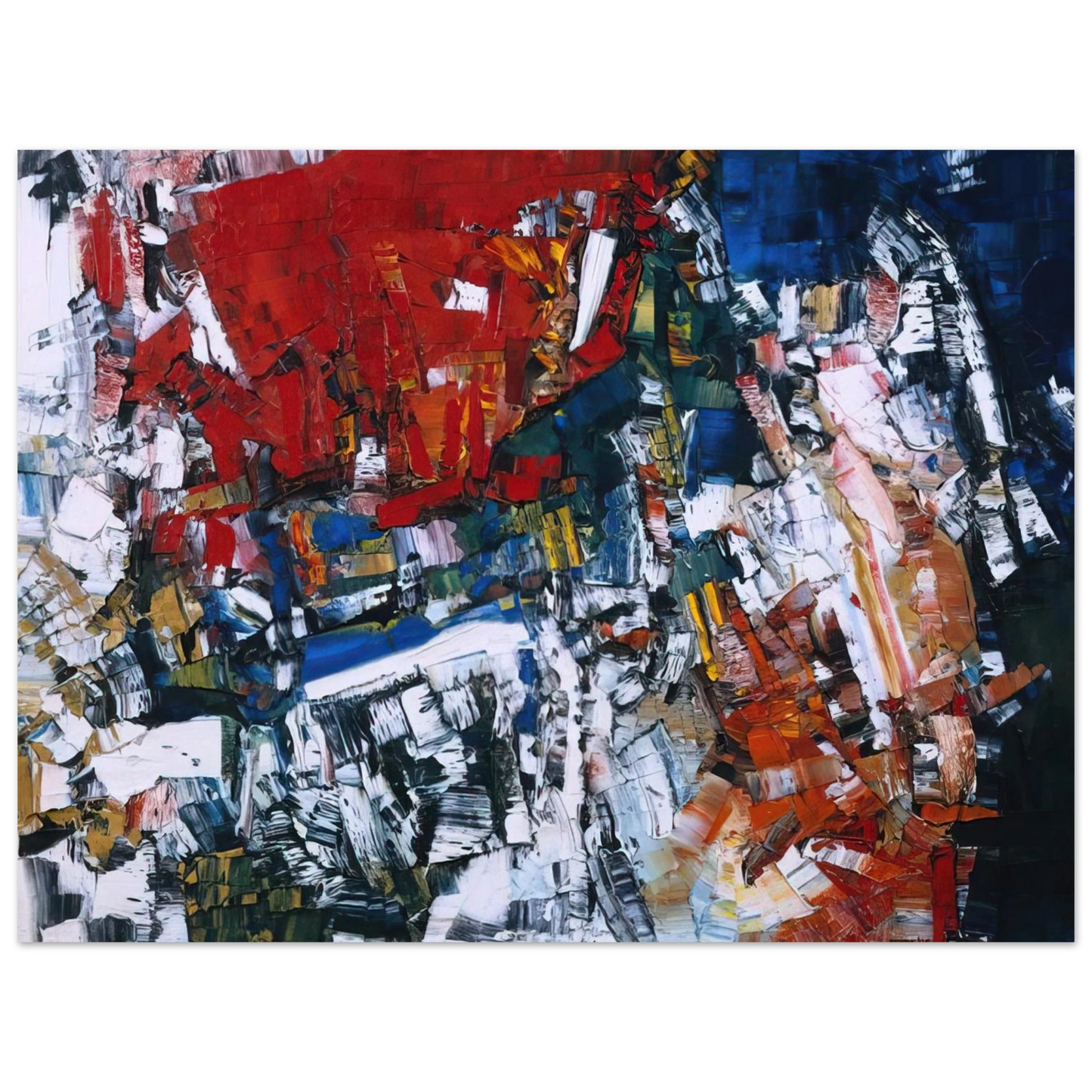 Jean-Paul Riopelle - Perspectives  75x100 cm / 30x40inches Fine Art Poster