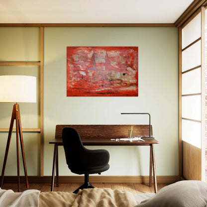 EMBRASEMENT 1954 - Zao Wou-Ki Brushed Aluminum Print - 70x100 cm / 28x40 inches | Zao Wou-Ki Aluminum Print | Zao Wou-Ki Prints