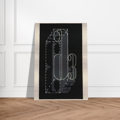 6 AND 3 1931 - Josef Albers Brushed Aluminum Print - 70x100 cm / 28x40 inches | Josef Albers Aluminum Print | Josef Albers Prints