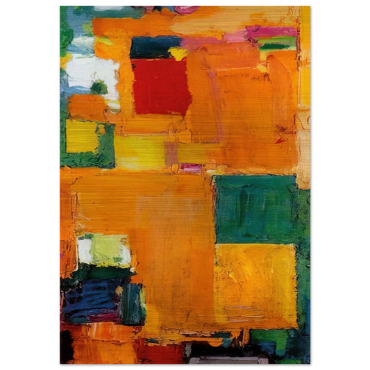 Kaleidos - Hans Hofmann Brushed Aluminum Print - 70x100 cm / 28x40 inches | Hans Hofmann Aluminum Print | Hans Hofmann Prints