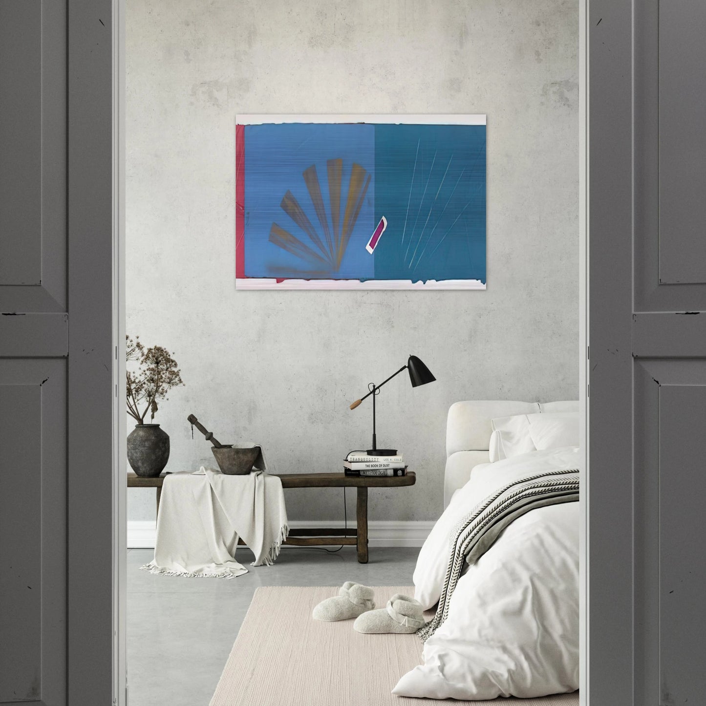 Summer Collage - Sol LeWitt Brushed Aluminum Print - 70x100 cm / 28x40 inches | Sol LeWitt Aluminum Print | Sol LeWitt Prints
